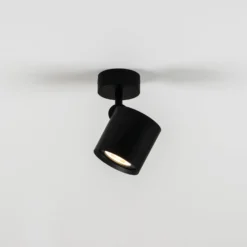 Milan Kronn Deckenleuchte 1flg Höhe 16,6cm schwarz