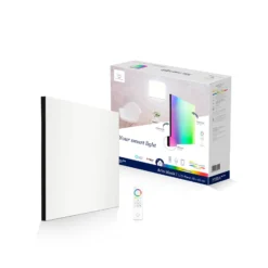 Müller Licht tint Aris LED-Panel 45x45 cm, schwarz