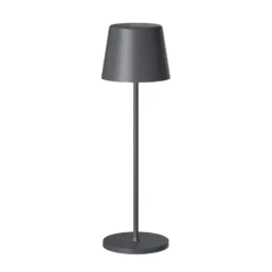 Müller Licht tint LED-Akku-Tischleuchte Dalia, Alu anthrazit