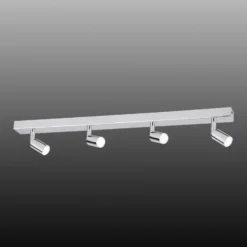 Modern gestaltete LED-Deckenleuchte 4-flg