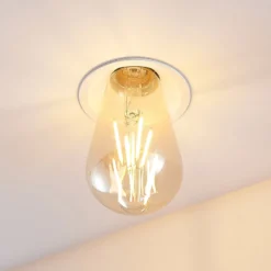 Molto Luce Einbaulampe Willi 68R, weiß, Aluminium, E27