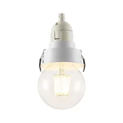 Molto Luce Einbaulampe Willi 68R, weiß, Aluminium, E27