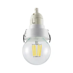 Molto Luce Einbaulampe Willi 68R, weiß, Aluminium, E27
