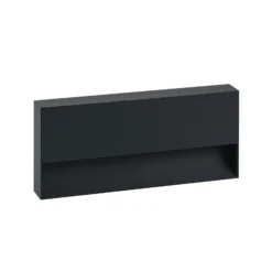 Molto Luce LED-Außenwandlampe Cado, Breite 25 cm, schwarz