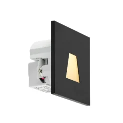 Molto Luce LED-Einbaulampe Wall 68R IP44 SQ, schwarz, CCT