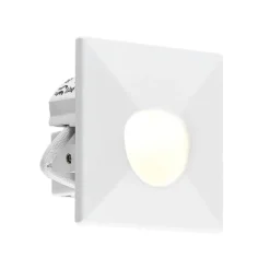 Molto Luce LED-Einbaulampe Wall 68 R Sina IP44 SQ, weiß, CCT