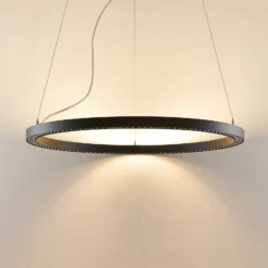 Molto Luce LED-Hängelampe Perfora Pro, schwarz, Ø 90,5 cm