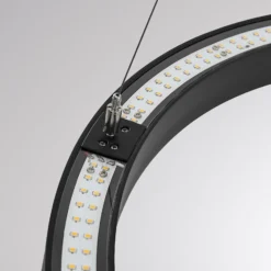 Molto Luce LED-Hängelampe Perfora Pro, schwarz, Ø 90,5 cm