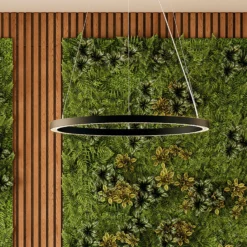 Molto Luce LED-Hängelampe Perfora Pro, schwarz, Ø 90,5 cm