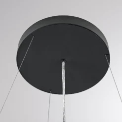 Molto Luce LED-Hängelampe Perfora Pro, schwarz, Ø 90,5 cm