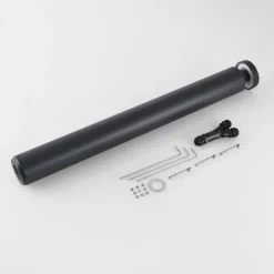 Molto Luce LED-Wegelampe Mona, Ø 10 cm, Alu, Höhe 85 cm