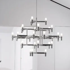 Nemo Crown Major Hängelampe 30-flammig aluminium