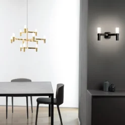 Nemo Crown Minor Hängelampe 12-flammig gold-plated