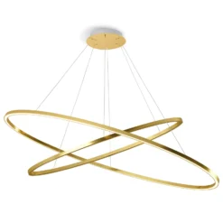 Nemo Ellisse Double Hängelampe 2700K gold poliert