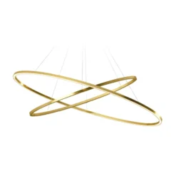 Nemo Ellisse Double Hängelampe 2700K gold poliert