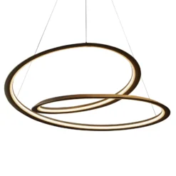 Nemo Kepler Hängelampe 2.700K Down Ø84cm gold