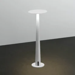 Nemo LED-Akku-Tischleuchte Portofino, weiß, Aluminium