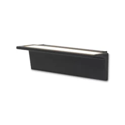 Nemo LED-Außenwandleuchte Zena, schwarz, 2.700 K, IP44