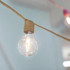 Newgarden Allegra LED-Lichterkette mit Jutekabel