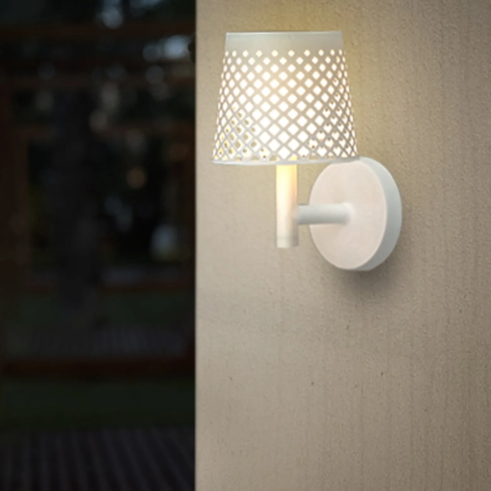 Newgarden Greta LED-Solarleuchte, weiß