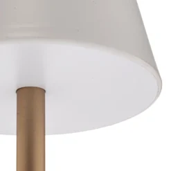 Newgarden Lola Slim LED-Tischlampe Akku, messing