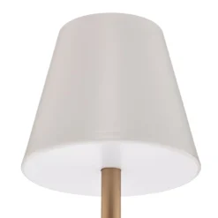 Newgarden Lola Slim LED-Tischlampe Akku, messing