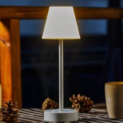 Newgarden Lola Slim LED-Tischlampe Akku, weiß