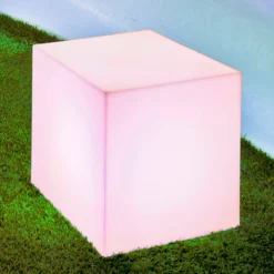 Newgarden Solarleuchte Cuby Würfel, Höhe 43 cm