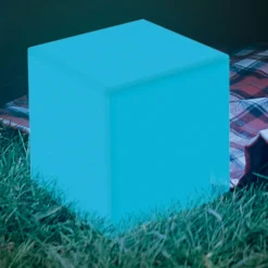 Newgarden Solarleuchte Cuby Würfel, Höhe 20 cm
