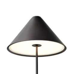 New Works Brolly Akku-Tischleuchte IP44 schwarz