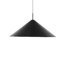 New Works LED-Hängelampe Brolly, Ø 70 cm, schwarz, Aluminium