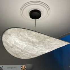 New Works LED-Hängeleuchte Tense, Ø 90 cm, weiß