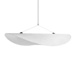 New Works LED-Hängeleuchte Tense, Ø 90 cm, weiß