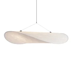 New Works LED-Hängeleuchte Tense, Ø 90 cm, weiß