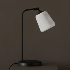 New Works Material New Edition Tischlampe, Marmor