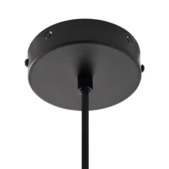 NOLA Hängeleuchte Oura, Ø 15 cm, schwarz, Eisen, E27