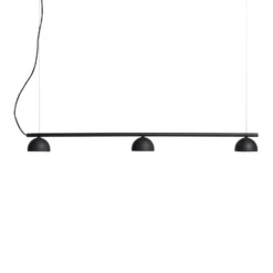 Northern Blush LED-Hängeleuchte, 3-flg., schwarz