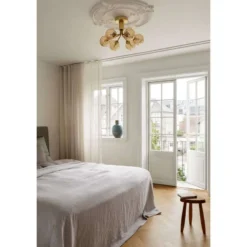 Nuura Deckenleuchte Apiales 6, Ø 50 cm, messing-/goldfarben