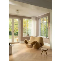 Nuura Deckenleuchte Rizzatto 301, Ø 30 cm messingfarben/opal