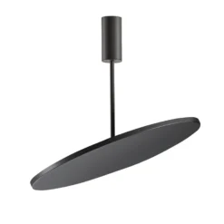 OLEV LED-Deckenlampe FLUENTIS schwarz Ø 54 cm Metall 2.700 K