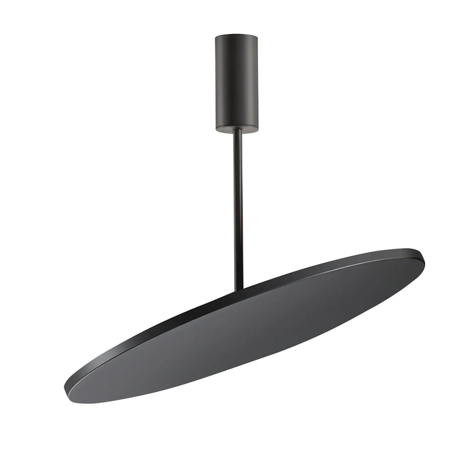 OLEV LED-Deckenlampe FLUENTIS schwarz Ø 54 cm Metall 2.700 K
