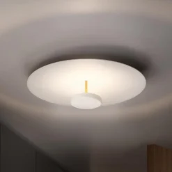 OLEV LED-Deckenlampe OVERFLY PLUS, weiß, Ø 55 cm, Metall 927