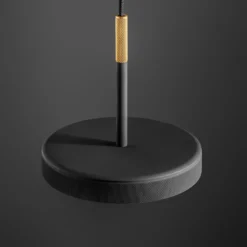 OLEV LED-Hängelampe OVERFLY, schwarz Ø 15 cm, Metall 927 dim