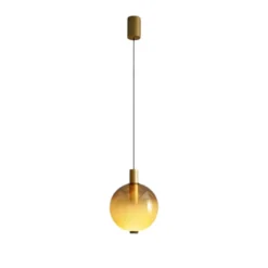 OLEV LED-Hängeleuchte BEAM STICK NUANCE, amber, Ø 20 cm, 927