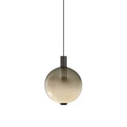 OLEV LED-Hängeleuchte BEAM STICK NUANCE, grau, Ø 20 cm, 927