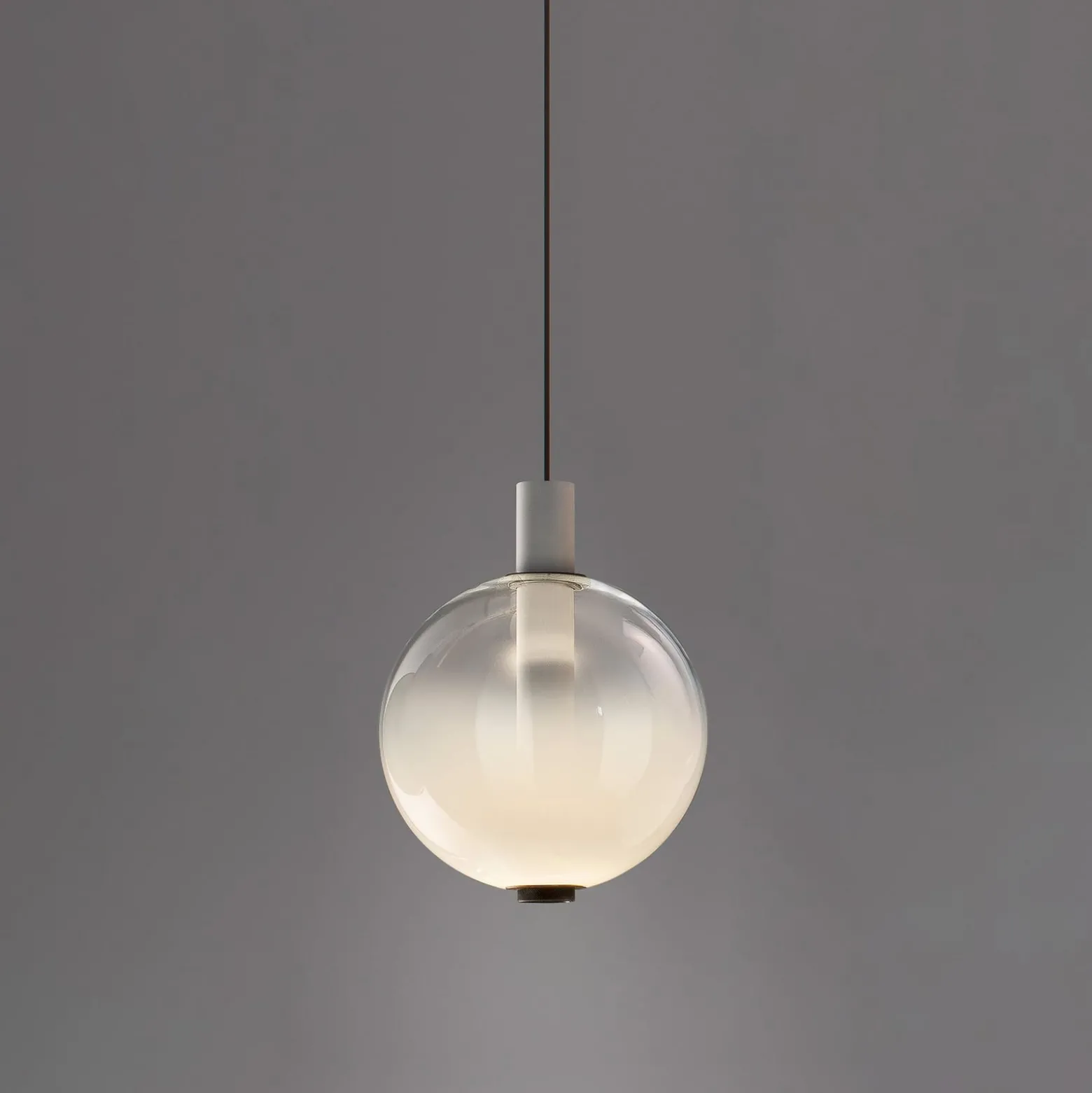 OLEV LED-Hängeleuchte BEAM STICK NUANCE, weiß, Ø 20 cm, 927