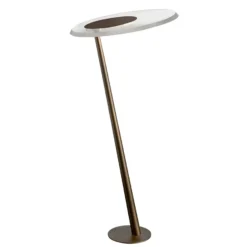 Oluce Amanita 319 LED-Wegeleuchte, indian brown