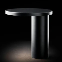 Oluce Cylinda LED-Tischleuchte schwarz