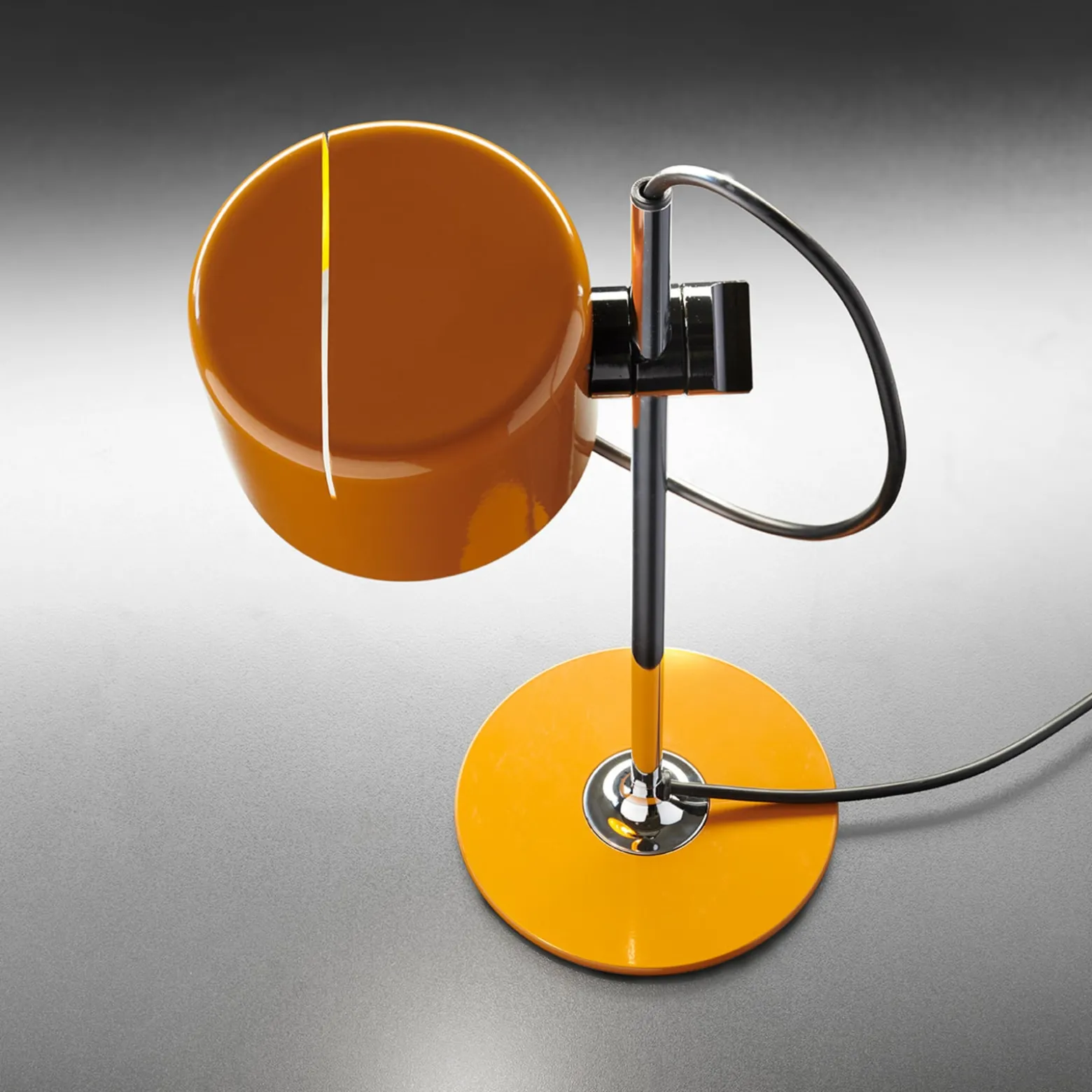 Oluce Mini Coupè LED-Tischleuchte, senfgelb