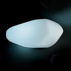 Oluce Stones Dekorationsleuchte, Länge 42 cm